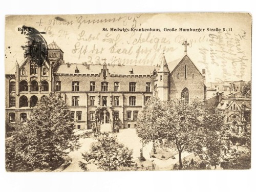 BERLIN - SZPITAL ŚW. JADWIGI GROSSE HAMBURGER STR NIEMCY / WSCHOWA LATA 20.