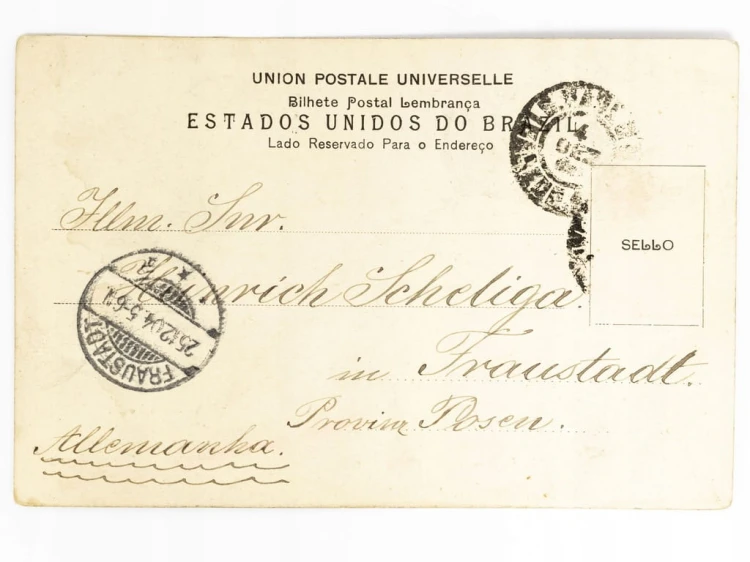 SANTOS - WIDOK NA PORT BRAZYLIA / WSCHOWA 1904