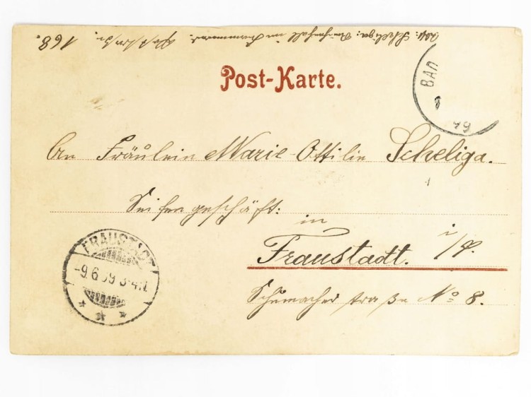 BAD REICHENHALL - OGRODY ZDROJOWE Z FONTANNĄ NIEMCY / WSCHOWA 1899