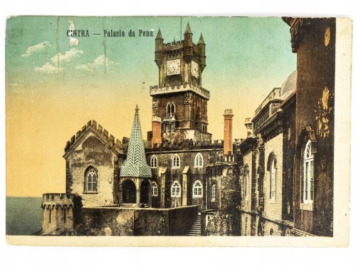 SINTRA - PAŁAC PENA PORTUGALIA / WSCHOWA 1914