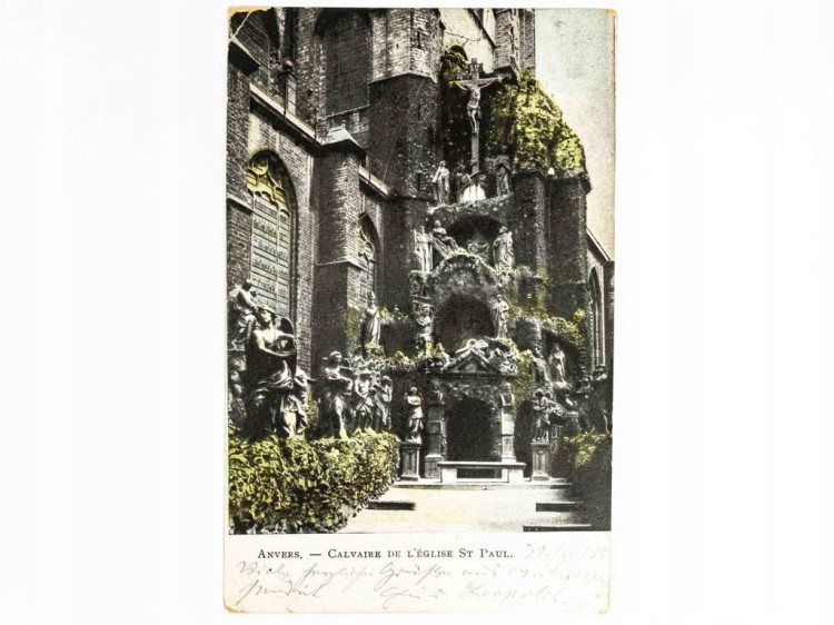 ANTWERPIA - KALWARIA KOŚCIOŁA ŚW. PAWŁA BELGIA / WSCHOWA 1905