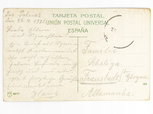 LAS PALMAS, WYSPY KANARYJSKIE - ZABYTKOWE ULICZKI HISZPANIA / WSCHOWA 1920