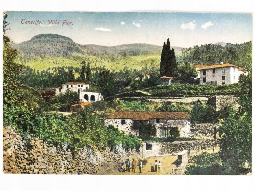 TENERYFA - PANORAMA VILAFLOR HISZPANIA / WSCHOWA 1923