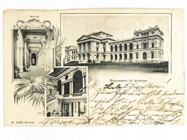 SAO PAULO - MUZEUM HISTORYCZNE MUSEU DO IPIRANGA BRAZYLIA / WSCHOWA 1904