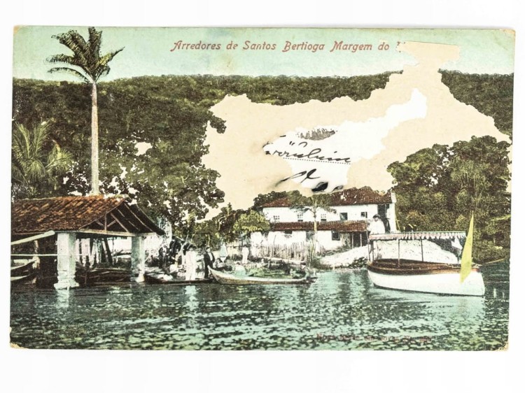 SANTOS - BRZEG KANAŁU BERTIOGA BRAZYLIA / WSCHOWA 1907