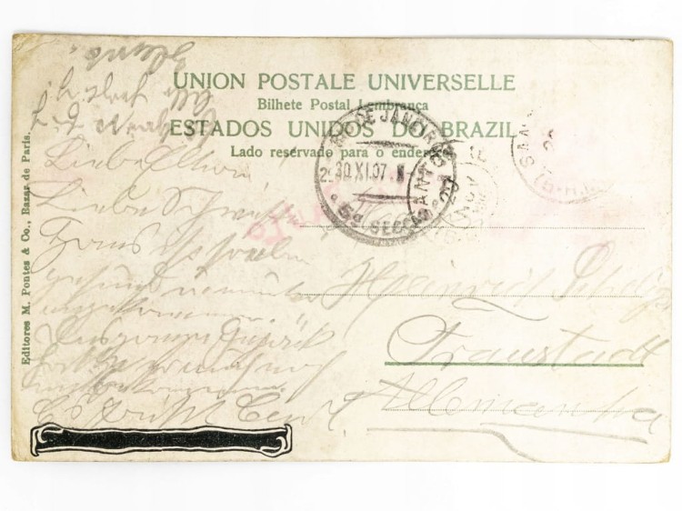SANTOS - BRZEG KANAŁU BERTIOGA BRAZYLIA / WSCHOWA 1907