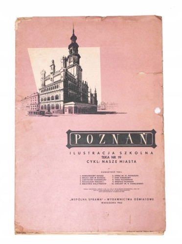 ZESTAW STARYCH ILUSTRACJI POZNAŃ 1963