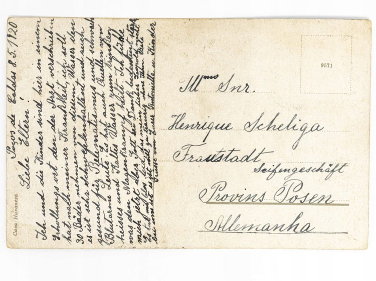 POCOS DE CALDAS - WODOSPAD ANTAS BRAZYLIA / WSCHOWA 1920
