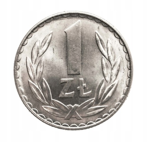 Polska, PRL, 1 złoty 1975 b.zn.m., Kremnica