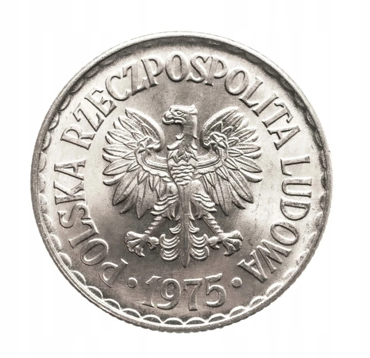 Polska, PRL, 1 złoty 1975 b.zn.m., Kremnica