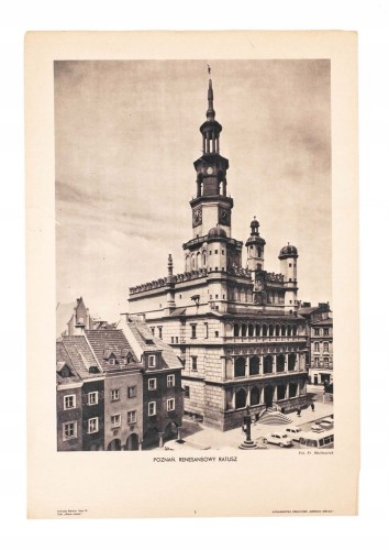 ZESTAW STARYCH ILUSTRACJI POZNAŃ 1963