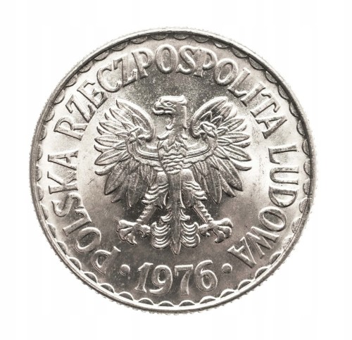 Polska, PRL, 1 złoty 1976 b.zn.m., Kremnica