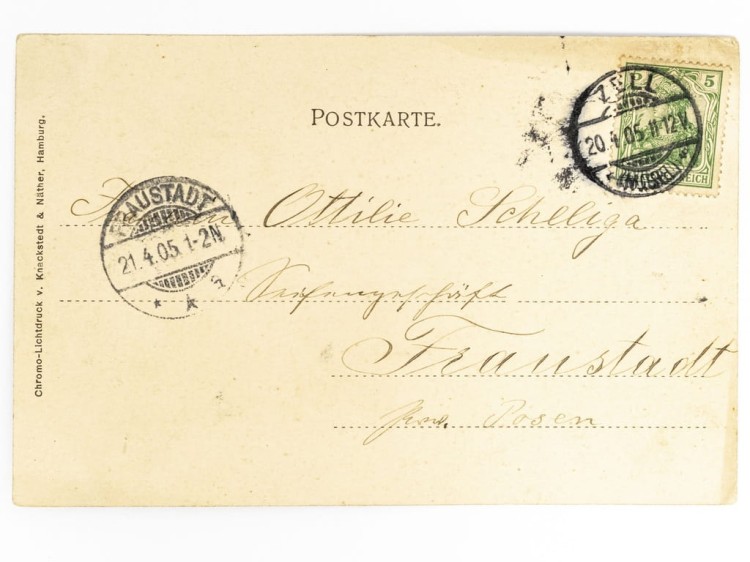 ZELL (MOSEL) - OKRĄGŁA WIEŻA I WIDOK NA KAIMT NIEMCY / WSCHOWA 1905