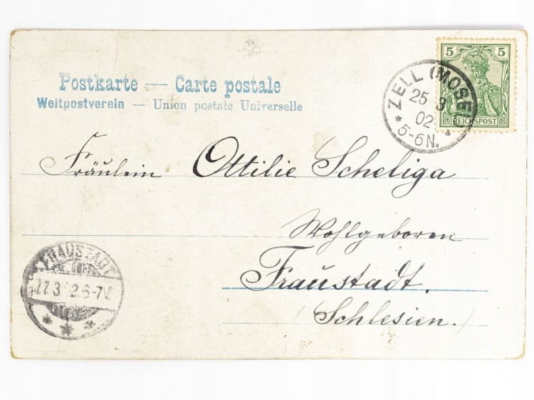 ZELL (MOSEL) - XVI-WIECZNY PAŁAC ELEKTORSKI NIEMCY / WSCHOWA 1902