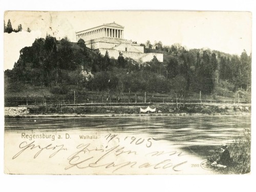 RATYZBONA (REGENSBURG) - WALHALLA W DONAUSTAUF NIEMCY / WSCHOWA 1905