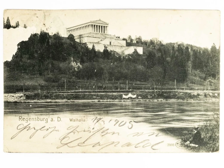 RATYZBONA (REGENSBURG) - WALHALLA W DONAUSTAUF NIEMCY / WSCHOWA 1905