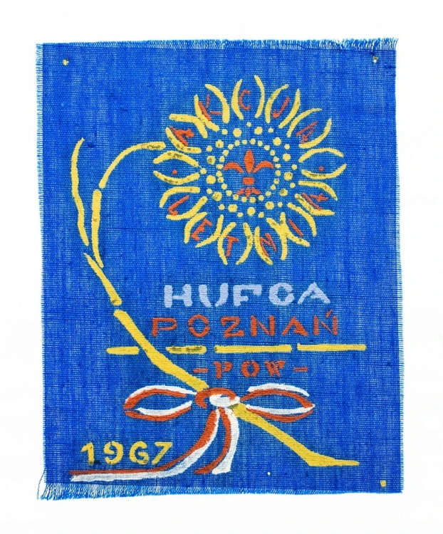 STARA NASZYWKA HARCERSKA HUFIEC POZNAŃ 1967