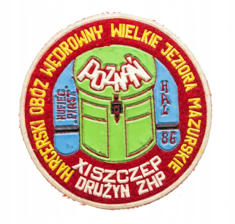 STARA NASZYWKA HARCERSKI OBÓZ WĘDROWNY HUFIEC PIAST POZNAŃ, MAZURY 1986