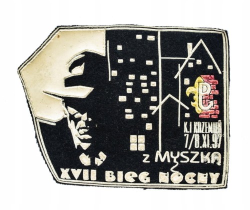 STARA NASZYWKA HARCERSKA BIEG NOCNY Z MYSZKĄ, KRZEMIONKI 1997
