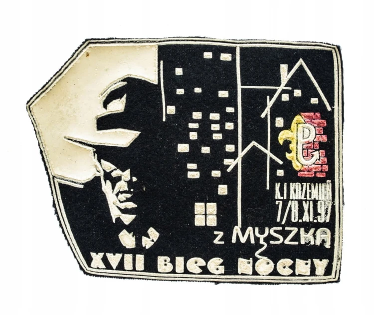 STARA NASZYWKA HARCERSKA BIEG NOCNY Z MYSZKĄ, KRZEMIONKI 1997