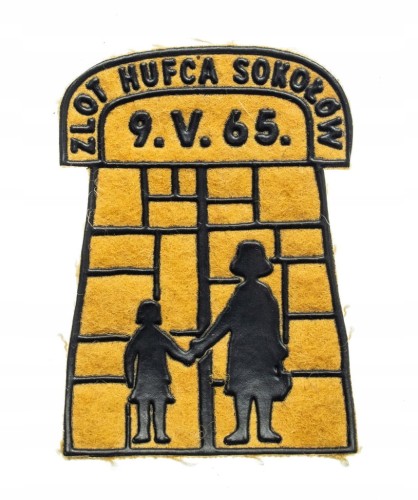 STARA NASZYWKA HARCERSKA ZLOT HUFCA SOKOŁÓW 1965
