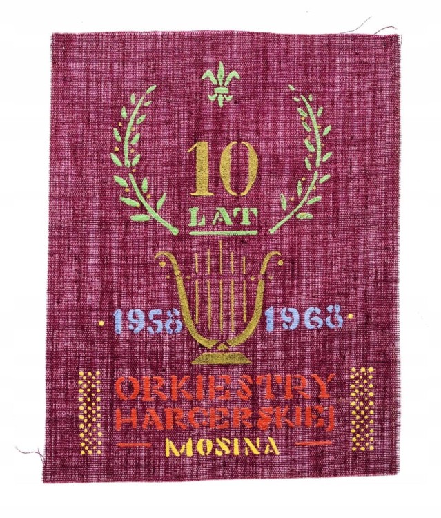 STARA NASZYWKA 10 LAT ORKIESTRY HARCERSKIEJ MOSINA 1968