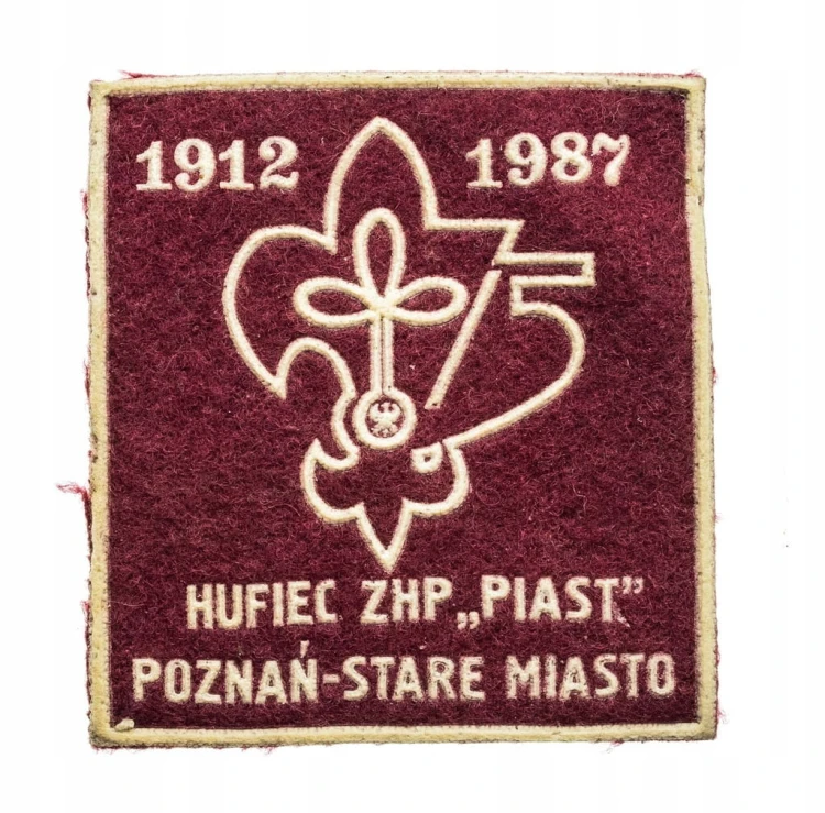 STARA NASZYWKA HARCERSKA HUFIEC PIAST POZNAŃ STARE MIASTO 1987