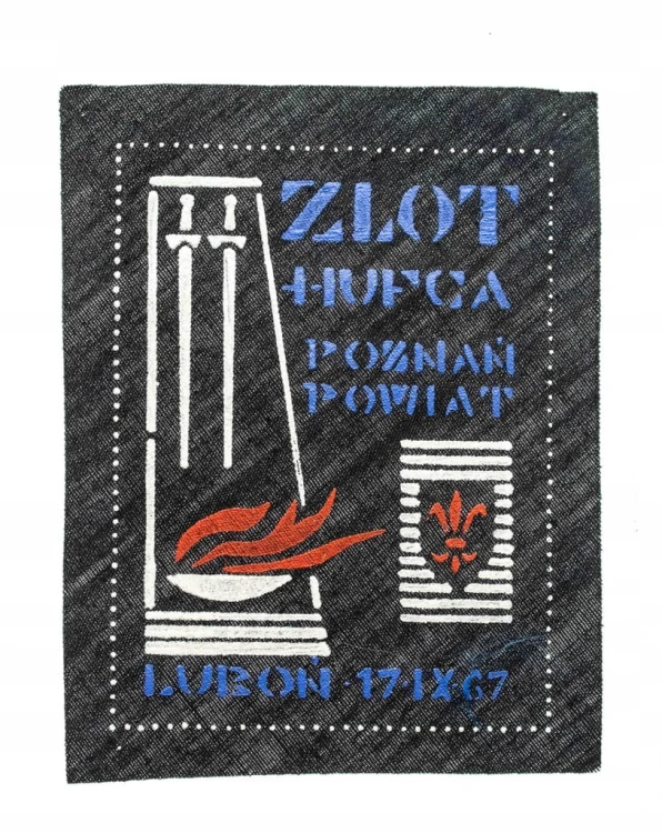STARA NASZYWKA HARCERSKA ZLOT HUFCA POZNAŃ, LUBOŃ 1967