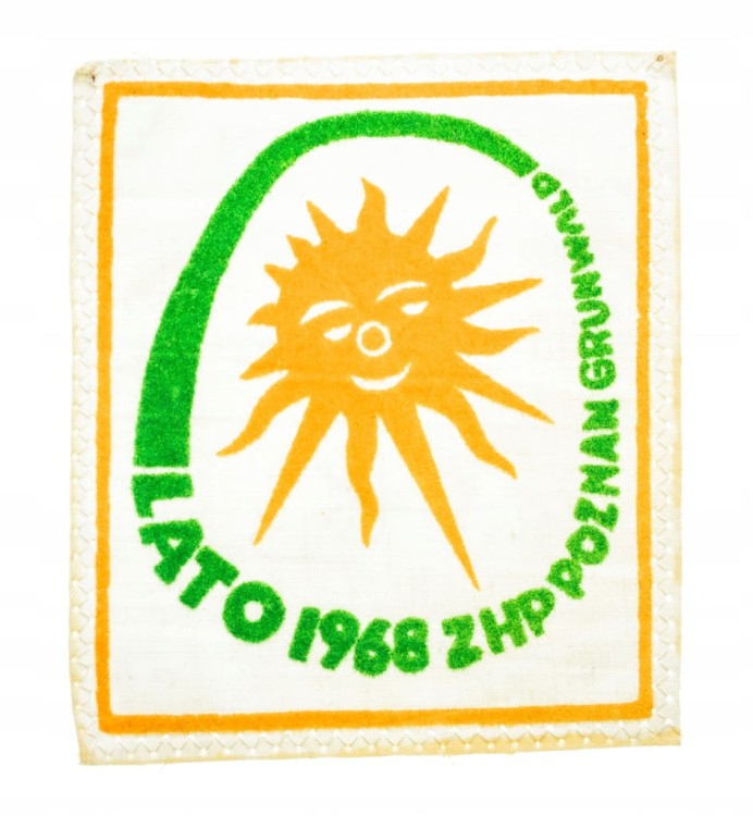STARA NASZYWKA HARCERSKA LATO ZHP POZNAŃ GRUNWALD 1968