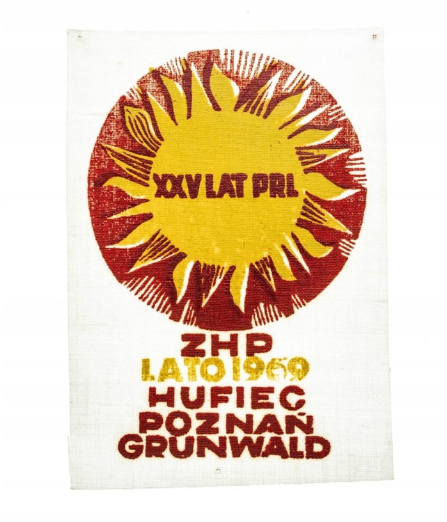 STARA NASZYWKA HARCERSKA LATO ZHP POZNAŃ GRUNWALD 1969