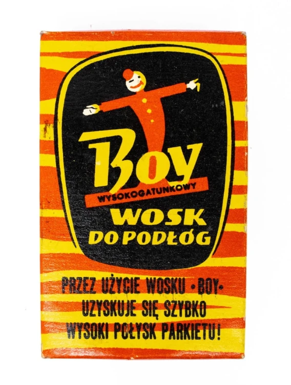 STARY WOSK DO PODŁÓG BOY, INWALIDZKA SPÓŁ. CHEMICZNA POKÓJ, KRAKÓW PRL