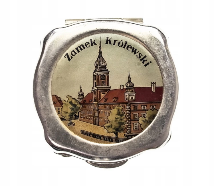 STARA PODRĘCZNA POPIELNICZKA ZAMEK KRÓLEWSKI WARSZAWA / STATEK PRL