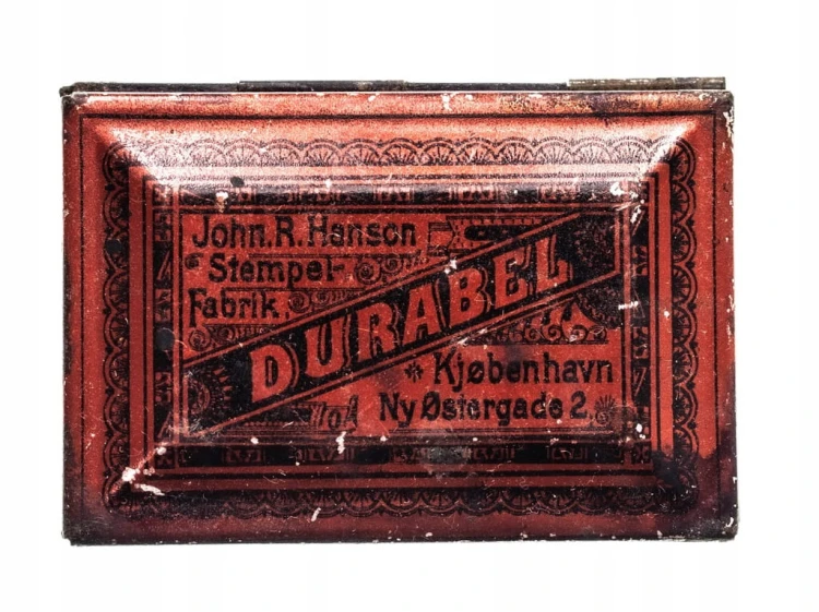 STARA PODUSZKA POD STEMPEL DURABEL, KOPENHAGA DANIA