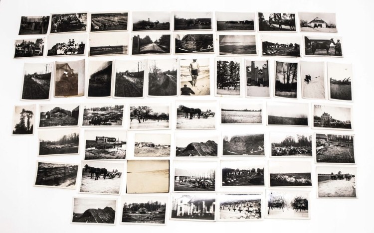 ZESTAW STARYCH FOTOGRAFII - POLSCY ZESŁAŃCY II WŚ