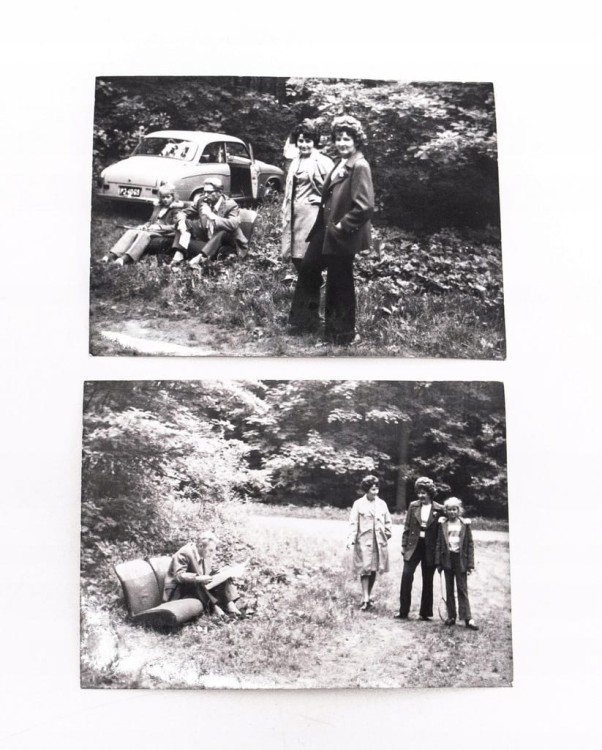 ZESTAW STARYCH FOTOGRAFII RODZINNYCH - PUSZCZYKOWO 1975