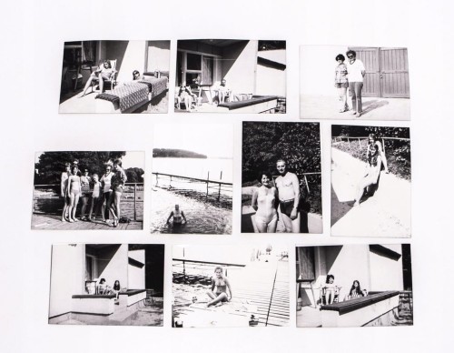 ZESTAW STARYCH FOTOGRAFII RODZINNYCH - SIERAKÓW 1973 / 1976