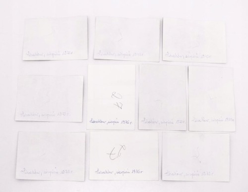 ZESTAW STARYCH FOTOGRAFII RODZINNYCH - SIERAKÓW 1973 / 1976