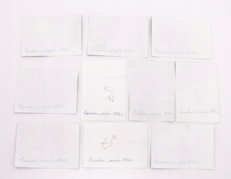 ZESTAW STARYCH FOTOGRAFII RODZINNYCH - SIERAKÓW 1973 / 1976