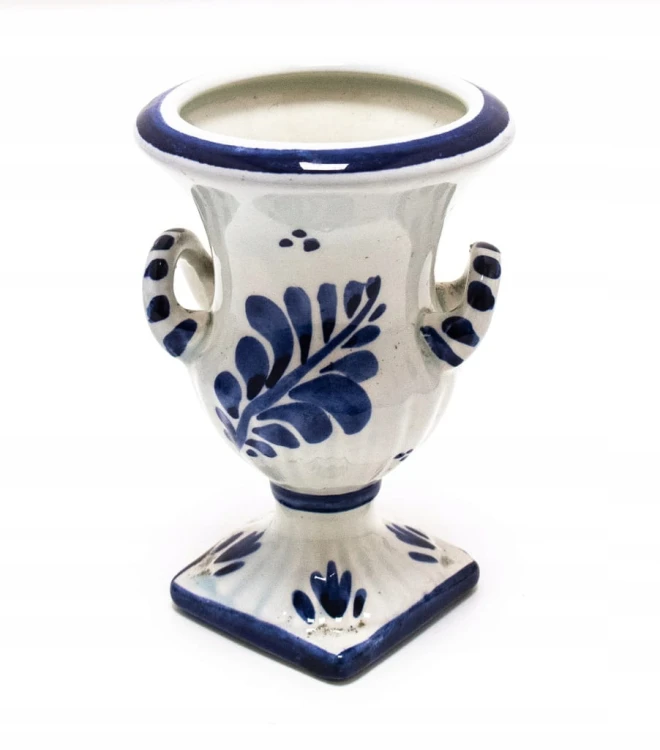 STARY PORCELANOWY WAZONIK DELFT HOLANDIA