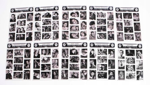 ZESTAW STARYCH OBRAZKÓW FILMOWYCH - AKTORZY ZAGRANICZNI 1943