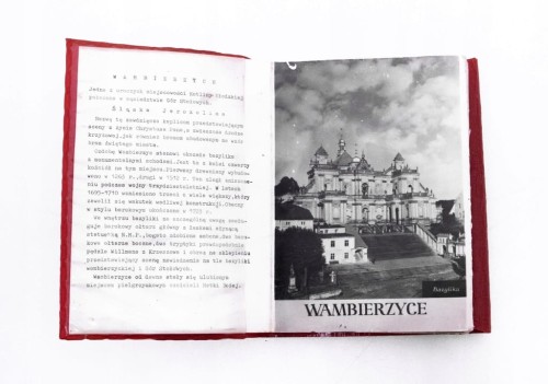 STARA ROZKŁADANKA Z OBRAZKAMI WAMBIERZYCE