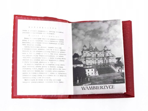 STARA ROZKŁADANKA Z OBRAZKAMI WAMBIERZYCE