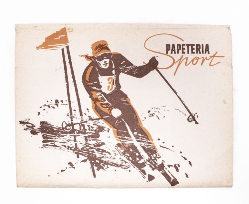ZESTAW STARYCH ARTYKUŁÓW PAPIEROWYCH - PAPETERIA SPORT, KRAKÓW PRL