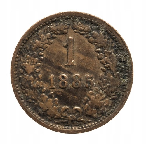 AUSTRIA - 1 krajcar - 1885 - Franciszek Józef I st.3+