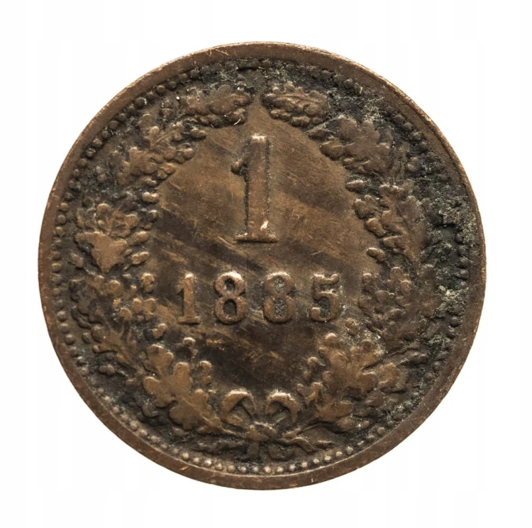 AUSTRIA - 1 krajcar - 1885 - Franciszek Józef I st.3+
