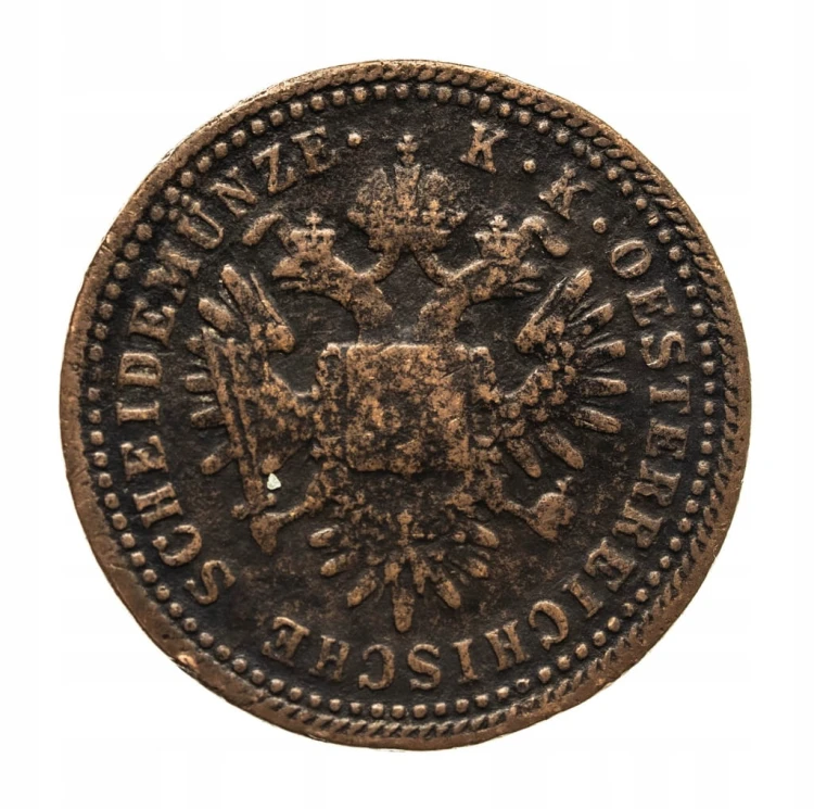 Austria, Franciszek Józef I 1848 - 1916, 1 krajcar 1851 B, Kremnica
