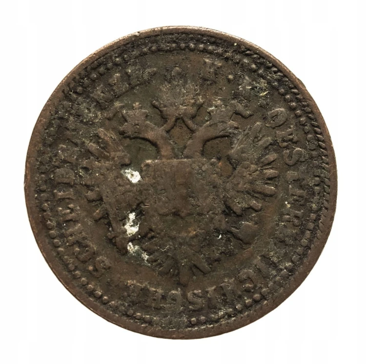 Austria, Franciszek Józef I 1848 - 1916, 1 krajcar 1851 A, Wiedeń