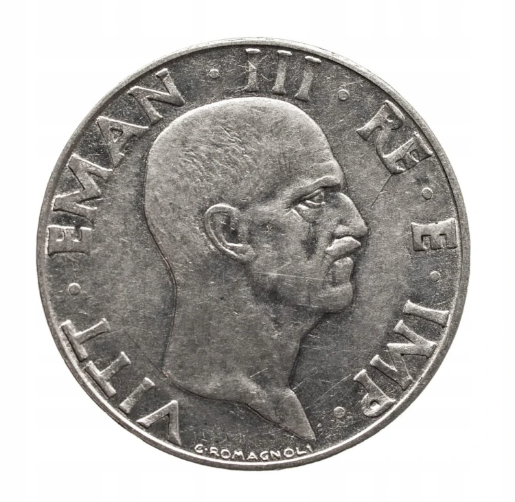 Włochy, Wiktor Emanuel III 1900-1943, 50 centesimi 1941 r, st.2-