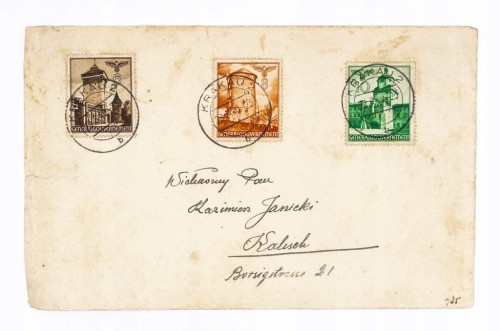 STARA KOPERTA LISTOWA - KRAKÓW / KALISZ 1940