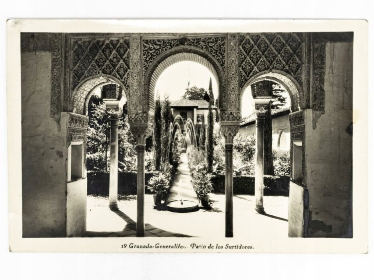 GRENADA - ZESPÓŁ PAŁACOWY GENERALIFE HISZPANIA / POZNAŃ LATA 30. XX W.